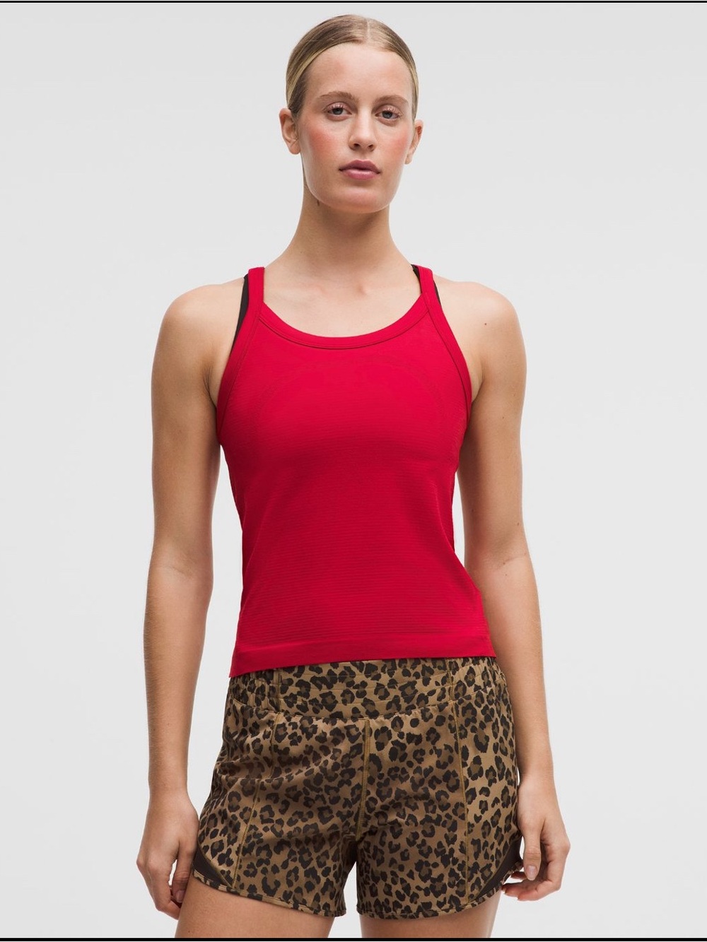 LULULEMON SWIFTLY CAMI OXFORD RED